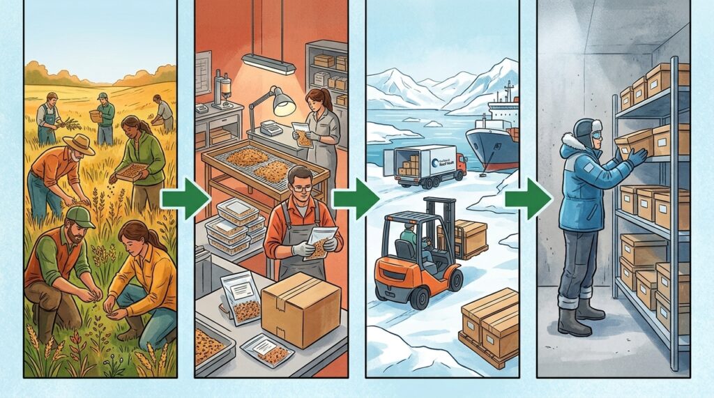 Svalbard guarda sementes dentro de uma montanha no Ártico para proteger o futuro da agricultura