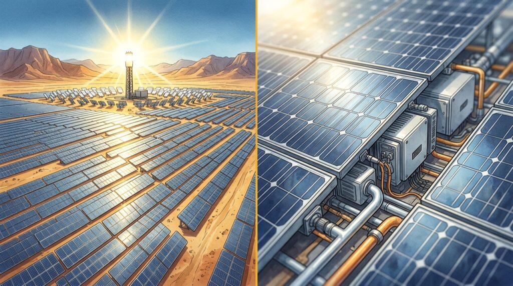 O deserto de Atacama concentra algumas das maiores usinas solares do planeta e mostra por que quase não chover virou uma vantagem energética