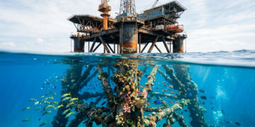 Antigas plataformas de petróleo que virariam sucata no fundo do mar podem se transformar em recifes artificiais cheios de peixes, corais e vida marinha