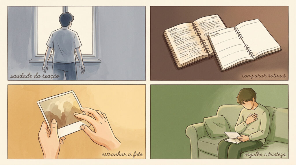 A psicologia aponta que sentir saudade de uma versão antiga de si mesmo pode ser sinal de mudança emocional em andamento