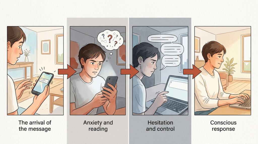 A psicologia explica por que algumas pessoas deixam de responder rápido quando começam a gostar demais de alguém