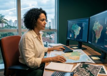 Analista de risco climático transforma mapas em decisões que podem evitar milhões em prejuízos