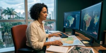Analista de risco climático transforma mapas em decisões que podem evitar milhões em prejuízos
