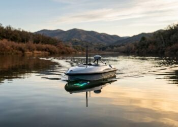 Drones aquáticos navegam sozinhos por rios e reservatórios e analisam a qualidade da água sem tripulação a bordo