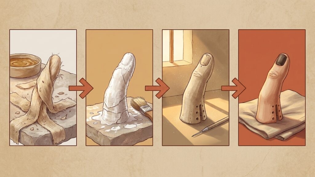 Dedo artificial egípcio com mais de 2.600 anos