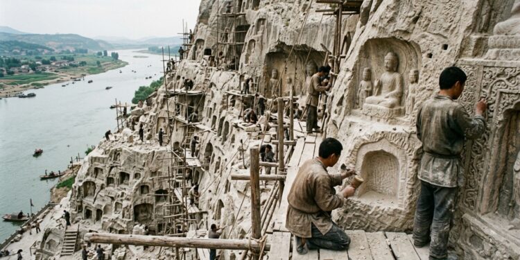 Como as grutas de Longmen concentram quase 110 mil estátuas