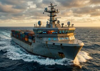 Navios autônomos começam a operar em rotas comerciais usando sensores, radares e inteligência artificial para navegar quase sozinhos