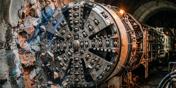 Uma TBM autônoma perfura túneis sem operador comandando o avanço dentro da máquina e começa a mudar grandes obras subterrâneas