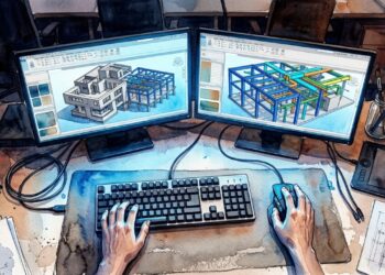 Projetista BIM encontra no computador erros que poderiam aparecer somente quando a obra já estivesse em andamento