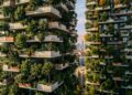 2 torres residenciais em Milão carregam centenas de árvores e transformam as varandas do Bosco Verticale em uma floresta vertical