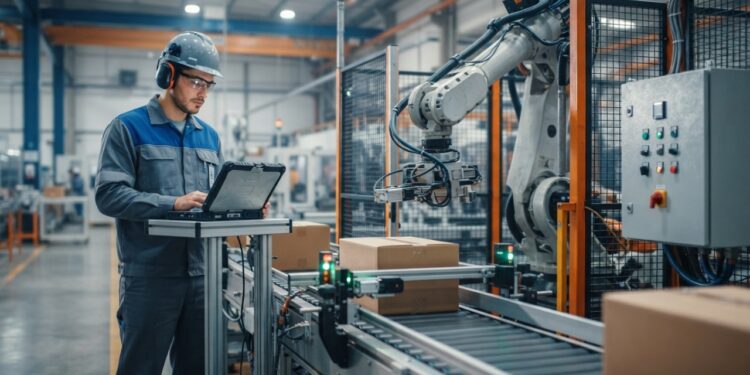 Técnico em automação industrial programa máquinas e processos