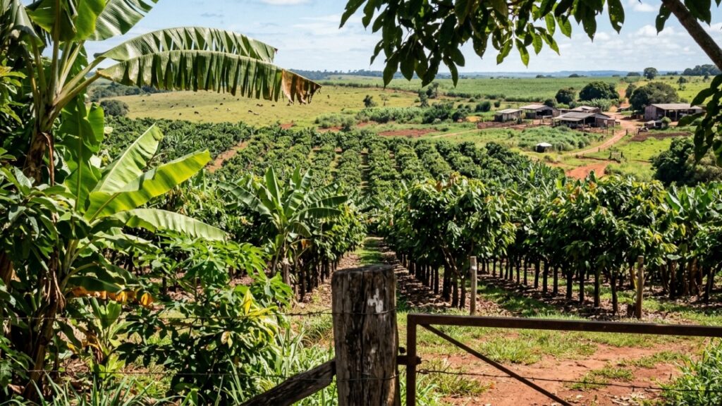 Cacau clonal e banana ampliam produção em sítio de 50 hectares