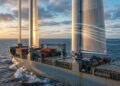 Navios começam a instalar velas rígidas gigantes para economizar combustível usando uma das forças mais antigas da navegação