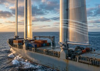 Navios começam a instalar velas rígidas gigantes para economizar combustível usando uma das forças mais antigas da navegação