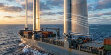 Navios começam a instalar velas rígidas gigantes para economizar combustível usando uma das forças mais antigas da navegação