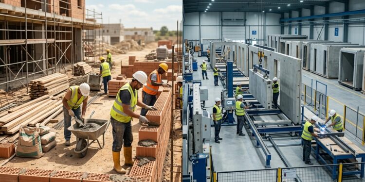 Falta de mão de obra acelera industrialização da construção