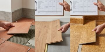 Quanto custa colocar piso novo em uma casa inteira de 100 m² em 2026 comparando porcelanato, vinílico e laminado