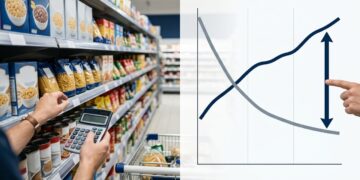 Por que a inflação pode cair e os preços do supermercado continuarem altos