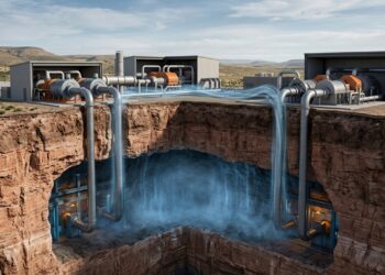 Gigantescas cavernas de ar comprimido guardam energia por horas para ajudar a equilibrar a rede elétrica