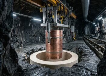 Como o ONKALO guarda combustível nuclear a 430 metros