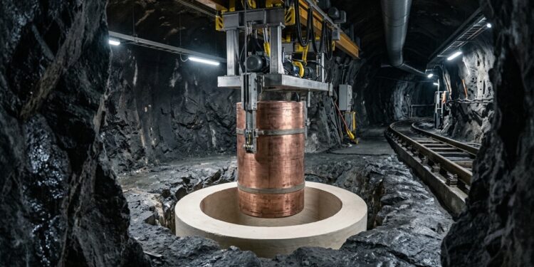 Como o ONKALO guarda combustível nuclear a 430 metros