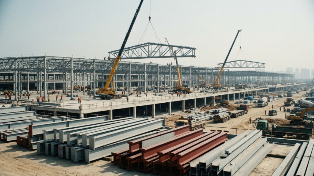 Centro de exposições de Shenzhen e 270 mil toneladas de aço