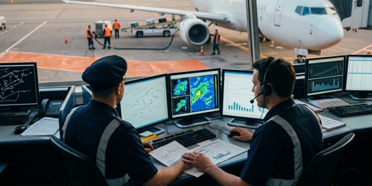 Planejamento e acompanhamento operacional de um voo pelo DOV