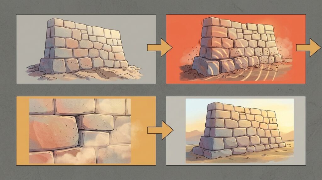 Com blocos de pedra encaixados sem argamassa, as muralhas de Sacsayhuamán resistem há séculos em uma região sísmica
