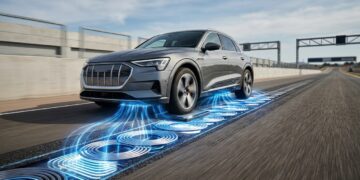 Estradas elétricas em testes começam a recarregar veículos em movimento sem que eles precisem parar para conectar cabos