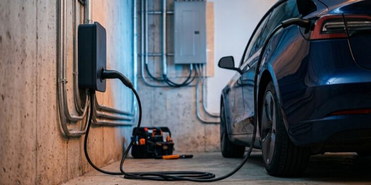 Custo completo para instalar recarga residencial de carro elétrico