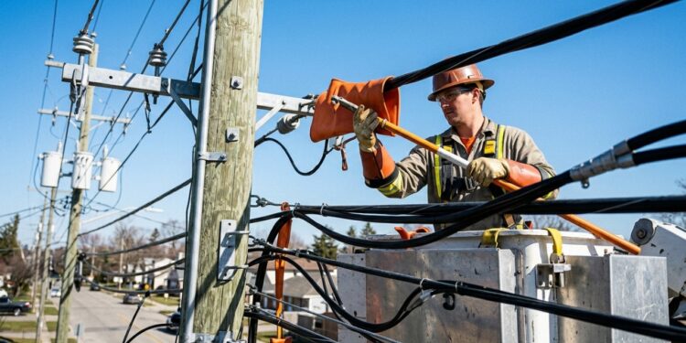 Como é a rotina do eletricista de linha viva