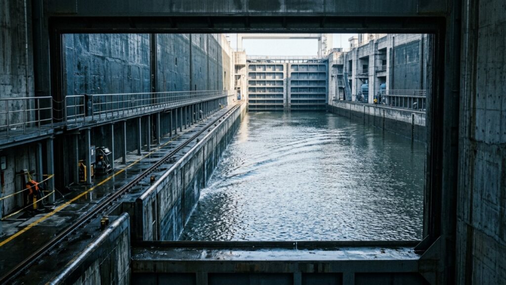 Como o elevador de navios das Três Gargantas vence 113 metros