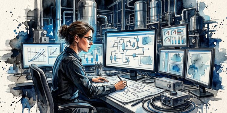 O que faz um engenheiro de processos na indústria de fluidos