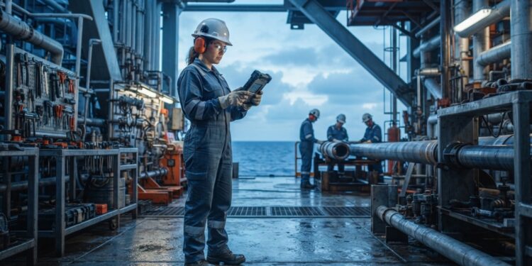 Engenheiro de completação prepara poços para produzir