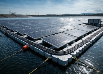 Milhares de painéis solares já ocupam reservatórios de água e produzem eletricidade sem disputar terras com cidades ou plantações