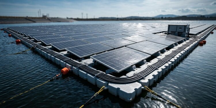 Milhares de painéis solares já ocupam reservatórios de água e produzem eletricidade sem disputar terras com cidades ou plantações