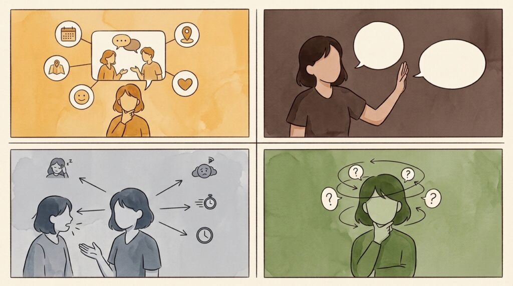 Pessoas que lembram de conversas antigas antes de dormir não estão apenas pensando demais, elas podem estar tentando dar sentido ao que viveram