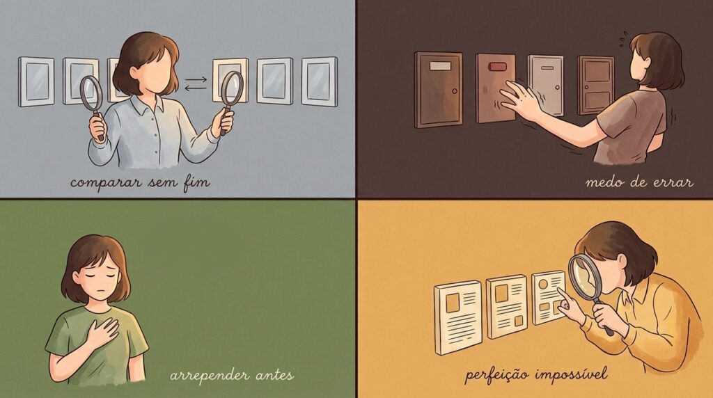 A psicologia mostra que nem sempre pensamos melhor quando temos mais opções para escolher