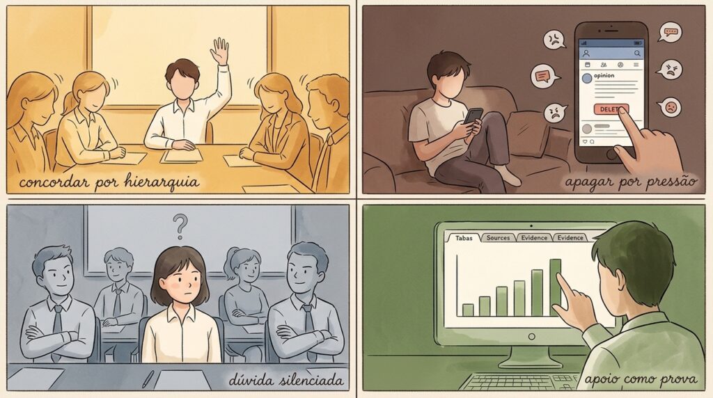 A psicologia explica por que tendemos a seguir a opinião da maioria mesmo quando desconfiamos que ela está errada