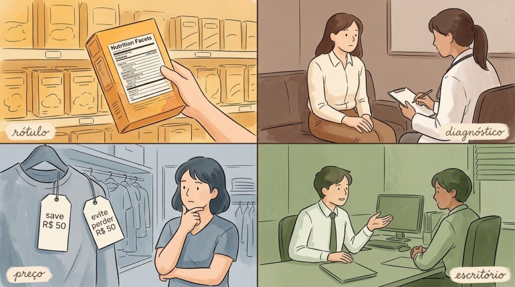 A psicologia explica por que decisões racionais podem mudar conforme a informação é apresentada
