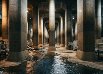 Com 6,3 quilômetros de túneis, um sistema japonês desvia águas de enchentes sob cidades ao norte de Tóquio