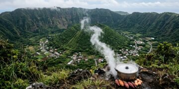 Como Aogashima usa calor vulcânico no cotidiano