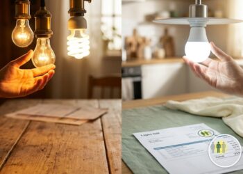 Quanto custa trocar as lâmpadas da casa por LED em 2026 e quando a economia na conta realmente paga a substituição