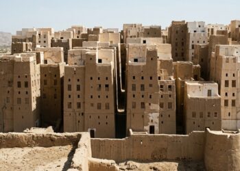 Como Shibam ergueu uma cidade vertical com tijolos de barro