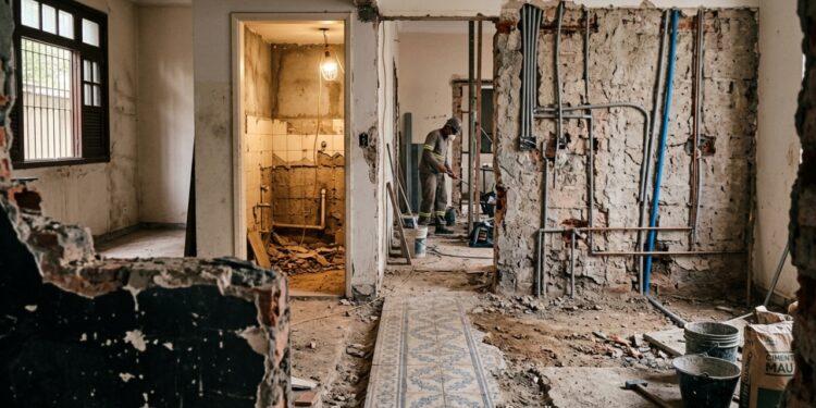 Custo para reformar uma casa antiga de 80 m² em 2026
