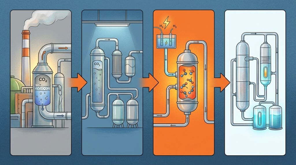 Plantas industriais ampliam a reutilização de carbono para fabricar combustíveis e produtos químicos