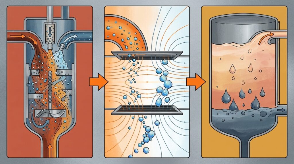 O equipamento que lava petróleo com água para remover sais capazes de corroer a refinaria