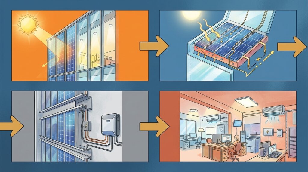 Vidros fotovoltaicos transformam fachadas e janelas em superfícies capazes de gerar eletricidade