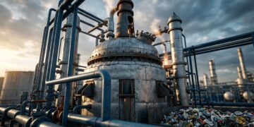 Plástico misturado e difícil de reciclar começa a virar matéria-prima líquida que pode voltar às mesmas cadeias industriais usadas pelo petróleo
