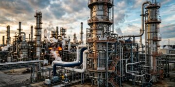 Refinarias podem capturar CO₂ diretamente de fornos e caldeiras antes que o gás alcance as chaminés